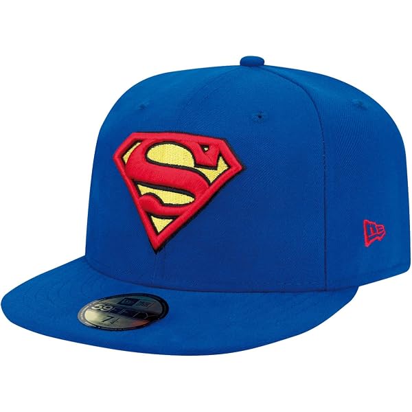 DC Comics Superman Logo Snapback Cap - Embroidered Blue Cap For Men & Women - View #6