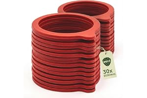 Väck konserveringsringar Ø 100 mm, set om 30, tillbehör för konserveringsburkar, konserveringsburkar och glas, tätningsringar