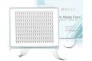 OBEYALASH 8D Extensiones de Pestañas Volumen Ruso Rizo D 9 Lineas Pestañas 8D 9-14mm Pestañas Volumen Ruso Premade Volume Fans 0,07mm (8D 0.07 D mix)