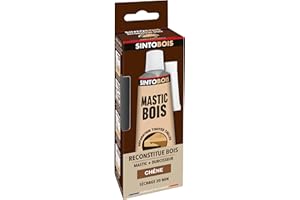 SINTO 139705 - Reconstitue Bois pour Parties Manquantes Chêne - mastic 60g / durcisseur 8g