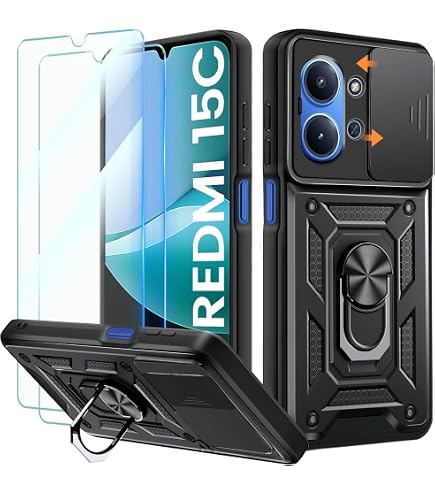 Klare TPU-Hülle Für Xiaomi Redmi 15C 4G/5G – Inkl. 2x Panzerglas & 360° Sturzschutz (anti-vergilbend)