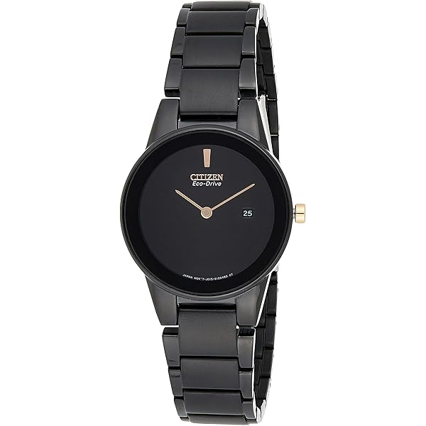 Citizen Stainless Steel Eco-Drive Analog Black Dial Women Watch