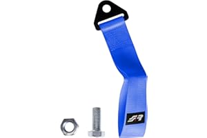 Simoni Racing UTSB Woven Tow Hook, Blue, Blue