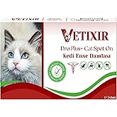 Kedi Bitkisel Ense Damlası Dış Parazit Bit Pire Kene Deri Bakımı İ&ccedil;in Etkili 5 Adet Damla (1-10 kg)