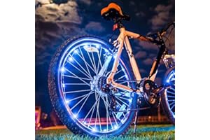 GeschenPark 2 Tyre Pack!High Brightness LED Bike Wheel Accessories Outdoor Toys for Boys Girls Waterproof