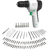 Black + Decker reviva 12 V ak&uuml;l&uuml; matkap REVDD12A80 (s&uuml;rd&uuml;r&uuml;lebilir matkap%50 geri d&ouml;n&uuml;şt&uuml;r&uuml;lm&uuml;ş plasti