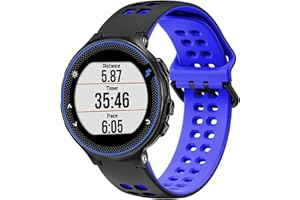 BOJYS Forerunner 235 Correa, Forerunner 735XT Pulsera, Silicona Banda Reemplazo Pulsera Sports Correa para Forerunner 735XT, 235, 235 Lite, 220, 230, 620, 630, Approach S20, S6, S5 Smart Watch