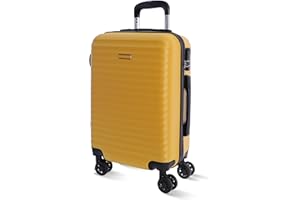 DON ALGODON - Valigie da viaggio - Valigia Cabina 55x40x20 - Valigie da viaggio - Valigia da cabina resistente Ryannair - Trolley Bagagli per aerei resistenti con 4 ruote a 360° e lucchetto, Iris