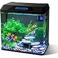 Nano Acquario Nobleza 7 Litri Bianco - Con LED E Filtro, Per Pesci Tropicali