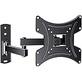 Letsergo TV Wandhalterung, Schwenkbare Neigbare Drehbare Fernseher Wandhalterung für 13-42 Zoll Flach & Curved Bildschirm ode