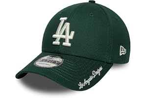 New Era vuxen 9Forty Visor Script MLB Los Angeles LA Dodgers basebollkeps hatt