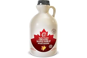 47 NORTH 47° North Single Source Canadian Organic Maple Syrup Grade A Very Dark Strong 1000ml (1x 1000ml)