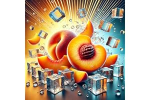 Pesca - Concentrato di sapore di ghiaccio alla pesca - Vegano - Sasami - 10ml