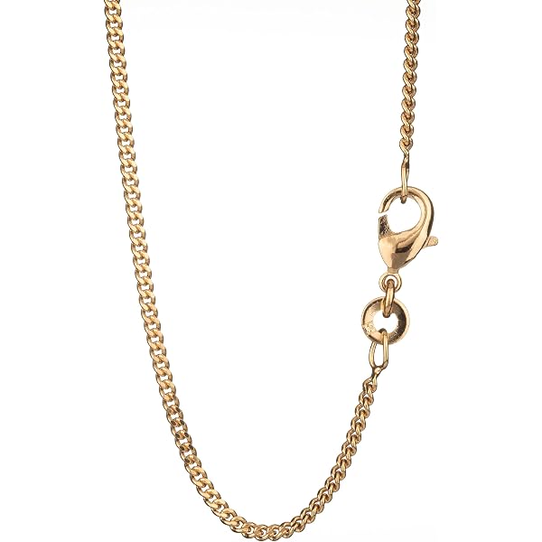 NKlaus Collana da donna in argento 925, larghezza 3,0 mm