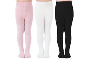 tanzdunsje Enfants Collants fille riches en coton, se réchauffent Chaussettes 2-8 ans