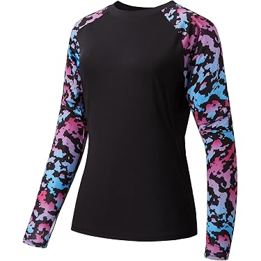 Stratuxx Kaze Damen-Rashguard Langärmlig – LSF 50+, UV-Schutz, Schnell Trocknend, Mit Reißverschluss