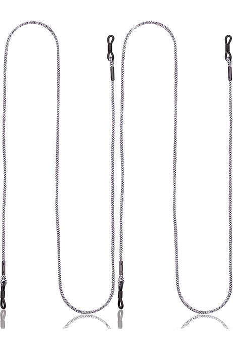 Cordino Portaocchiali Paris - Tessuto Elegante, Regolabile, Con Montatura In Rame - Unisex Per Occhiali Da Sole E Da Lettura - Foto 7