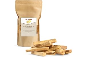 MI-TIERRA Akcja Premium Palo Santo kadzidełka z drewna wędzarniczego – święte drewno Bursera Graveolens certyfikowane oryginalne z Peru – kadzidło rozdwojone, drewno holy wood, 100% naturalne, 20 g