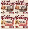 Breakfast Bar Bundle With Nutri-Grain Chocolate Chip Snack Bars 6x37g x2 And Nutri-Grain Strawberry Snack Bars 6x37g x2 (4 Pack)