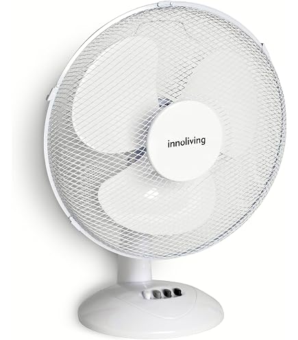 Ariete 847 Ventilateur De Table 3 Vitesses - Oscillation Et Inclinaison Blanc