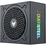 Oversteel Quantum Power Supply A-RGB 80+ Bronze 650 W Full Modular, Optimized Cooling, RGB Illuminated Side Panel, Cable Mana