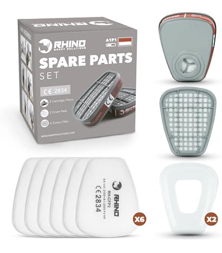 3M 6035 Partikelfilter P3 R gegen feste und flüssige Partikel (2 Stück