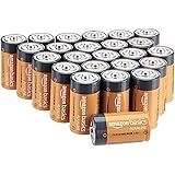 Amazon Basics - Batterie alcaline mezza torcia Everyday (confezione da 24)