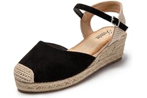 JOMIX Sandalias Mujer Verano Alpargatas Mujer Cuña Playa Piscina Mar