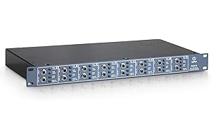 Palmer PAN 16 - DI-Box 8-Kanal passiv, 19" Gehäuse