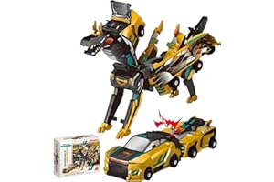 REGAPOG Voiture Dinosaure Transformable par Collision,2 Voitures Magnétiques qui se Transforment en Dinosaures,Jouet Robot Dino,Jouets pour Garçons et Enfants,Cadeau d’Anniversaire ou Fête pour Enfants (B)