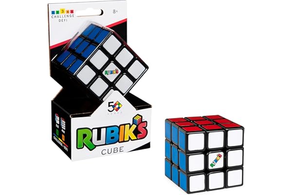 Rubik's - Cubo DE Rubik 3X3 - Juego de Rompecabezas, Cubo Mágico para Desafiar la Mente - 6063968 - Juguetes Niños 8 años + - Regalo Niño 8 años +