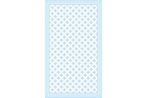 DobleUve Estudio Alfombra Vinílica Hidráulica 21 | Color Azul | 65x240 cm | Alfombra Cocina Lavable Antideslizante | Alfombra Vinilica | Suelo Vinílico | Alfombra Vinilo Salón