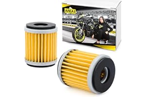 Area1 Filtr oleju 38 x 46 mm HF140 "1 sztuka" kompatybilny z MT-125. YZF-R125, WR250, XT250, YZ250, WR450, YZ450 / kompatybilny z SMS SMR TE 125, Fantic Caballero, gaz EC250 30 0 450