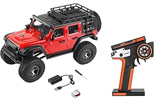 DF Models DF-4XS Crawler – 1:24XL - RTR (ferngesteuertes Auto für Kinder ab 6 Jahren, Fahrzeugauto, Spielzeugtruck, mit Fernbedienung) 3162