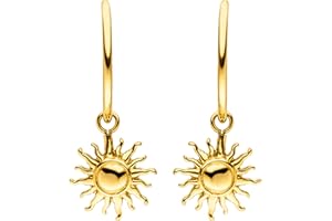 PURELEI® Sun Ohrringe – Damenohrringe aus langlebigem Edelstahl – Wasserfeste Ohrringe Damen – Modeschmuck für deinen individuellen Look