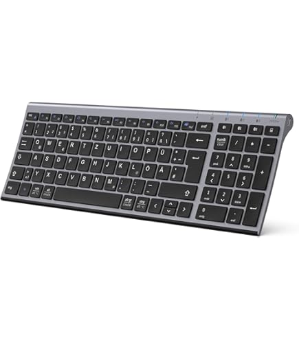 Clavier Bluetooth Ultra-fin Inateck Pour IPad/Windows/Android - Connexion 3 Appareils, Autonomie 18 Mois