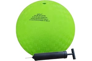 AppleRound 8.5-Inch Playground Ball with Air Pump, Pack of 1 Ball with 1 Pump, Official Size for Dodge Ball, Handball, Camps and Schools