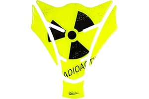 ‎BIKE-LABEL BIKE-label Tankpad Motorrad Aufkleber Radioactive Neon Gelb 501880VA