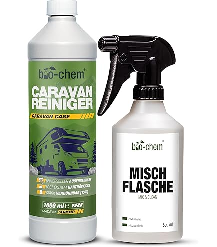 BIOLAB Caravan Reiniger Concentraat - 2x1000ml - Milieuvriendelijk - Voor Campers & Tenten