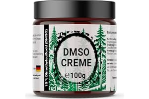1 x 100 g DMSO grädde | dimetylsulfoxid 99,9 % renhet | Ph. Eur. i baskräm – DAC tysk apoteker Codex – i glasburken – mycket