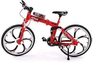 TROTTIFUN - Bicicleta de montaña - 031435 - Color Aleatorio - Metal - Finger Bike - Dedo - Juguete para niños - Cumpleaños - Regalo - 1/10 - Miniatura - 17 cm x 6,5 cm - A Partir de 3 años