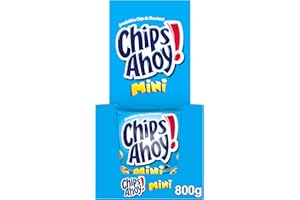 CHIPS AHOY! Chips Ahoy Mini Galletas Cookies con Pepitas de Chocolate, Pack de 20 Bolsitas de 40 g