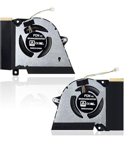 Vervanging Nieuwe CPU en GPU Koelventilator voor Ideapad L340 Gaming Laptop, voor L340 17IRH L340 15IRH Serie, voor ND85B24 18K01 DFS5K12214161D