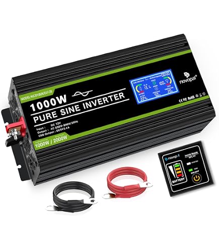 Produktbild von JIGUUN 600W Wechselrichter Reiner Sinus Spannungswandler 12v