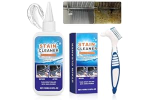 JOHNBOLIN 2025 Nouveau Nettoyant Cuisine Détachant, Produit Menager Entretien Maison Extra fort Dégraissant Avec Pinceau,Nettoyant Salle de Bain Anticalcaire Produit Nettoyant Sol pour Cuisine (1)