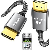 CAKOBLE HDMI 2.2 Kabel, 2 M, 96 Gbps Ultra High Speed, 16K @60Hz, 12K, 8K @ 240Hz, 4K @480Hz, Voor HDMI 2.1 Kabel EARC, HDR10 , Dolby Atmos/Vision, HDCP 2.3, Voor PS5, Xbox, Soundbar - View #10