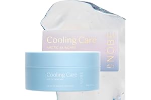 NOBE NORDIC BEAUTY NOBE Cooling Care De-Puffing Eye Patches – Patchs hydratants pour les yeux contre les poches sous les yeux, en hydrogel – Coussinets rafraîchissants pour les yeux à l'acide hyaluronique, 30 paires de