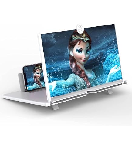 Handy-Bildschirm Lupe / TV-Verstärker – Faltbar, 3D-Vergrößerung Für Smartphones | Zum Filme Schauen, Gaming, Reisefreundlich