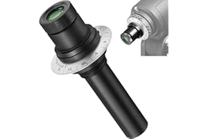 A ALSTAR Alstar Polar-Ausrichtungsrohr für EQ-5, schwarz – für Okular-Fokus der nördlichen und südlichen Halbkugeln, Fokuseinstellung für scharfes Fokus auf Fadenkreuz