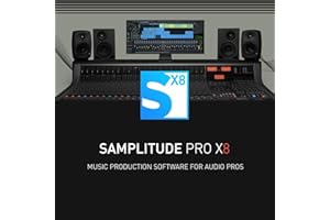 MAGIX SAMPLITUDE Pro X8 - Le maître de l'audio professionnel | Enregistrement, montage, mixage et mastering | Logiciel audio | Programme musical | pour Windows 10/11 PC | Licence 1 PC